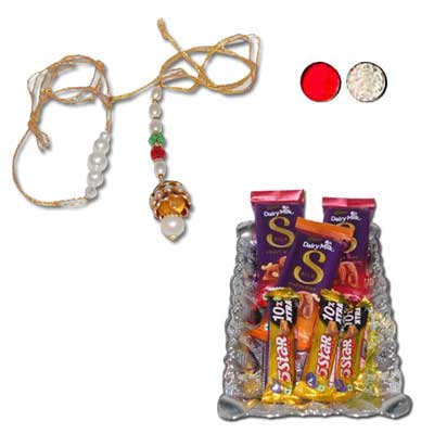 "Bhayaiah Bhabhi Rakhi Hamper  BBRC-02 - Click here to View more details about this Product